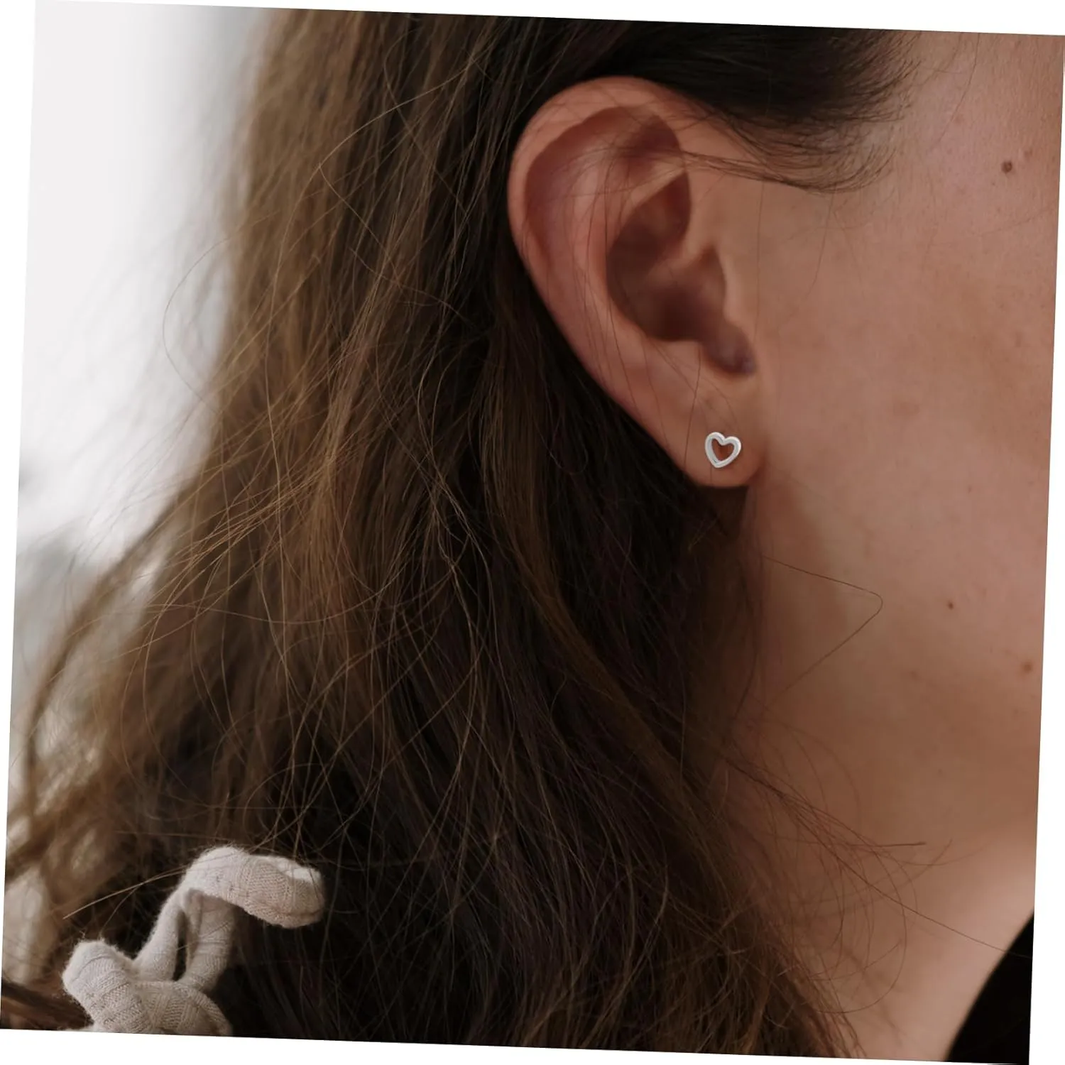 16 Pcs Flat Screw Back Earrings Studs for Women Silver Studs Fashionable Ear Studs Earrings for Women
