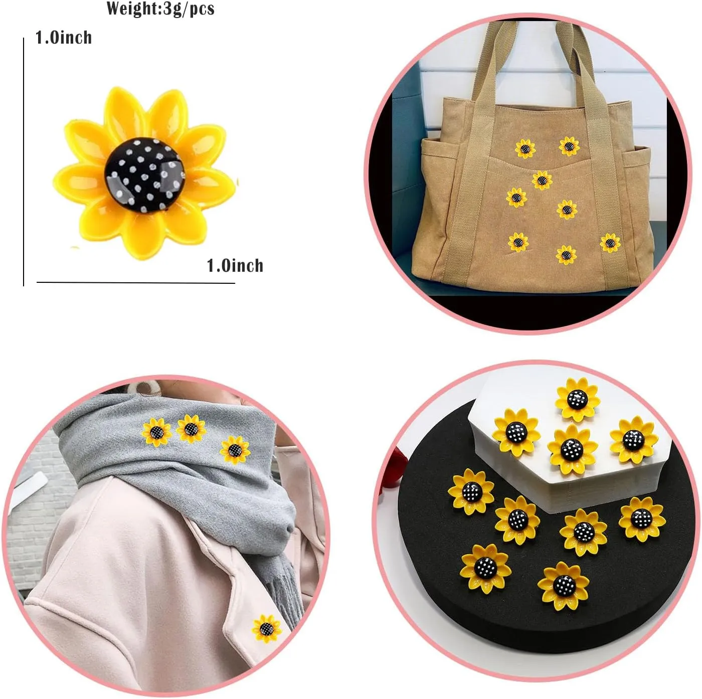 5Pcs Cute Enamel Lapel Brooch Pin Set Cartoon Heart Flower Butterfly Bee Brooches Novelty Funny Pins Badges for Women Girls Boys Clothing Bags Backpacks Jackets Hat