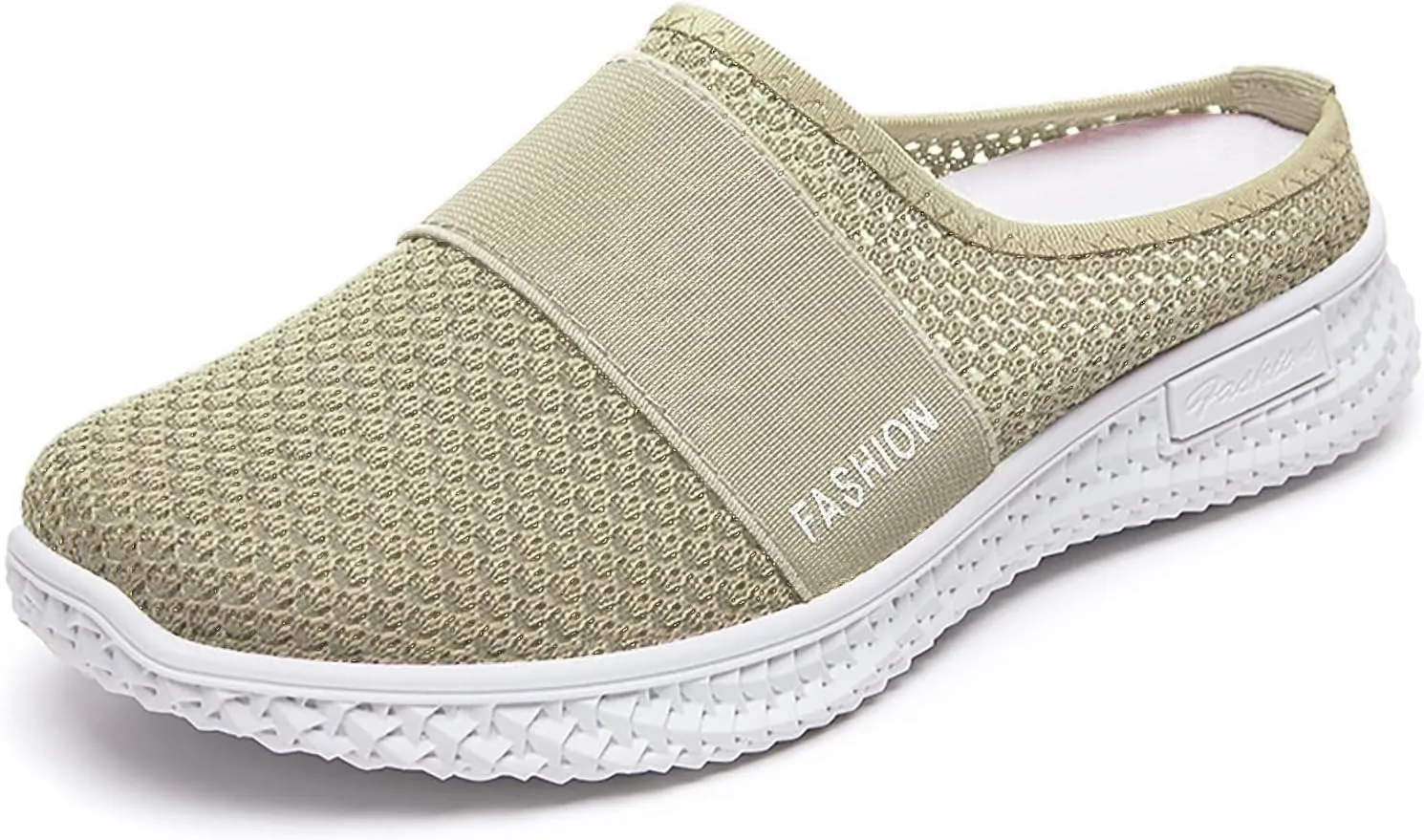 Air-Cushion Slip-On Walking Shoes Summer Orthopedic Diabetic Mules Fashion Breathable Mesh Non-Slip Outdoor Walking Sneakers Slippers
