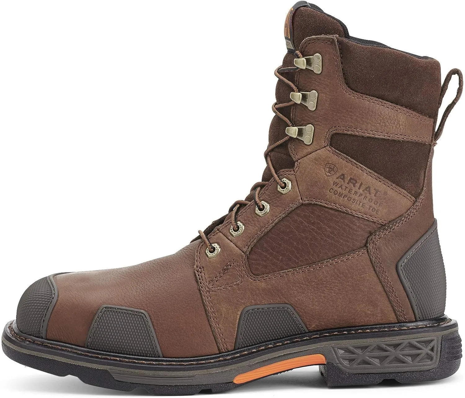 Ariat Men's Overdrive 8" Wide Square Toe Waterproof Composite Toe Work Boot