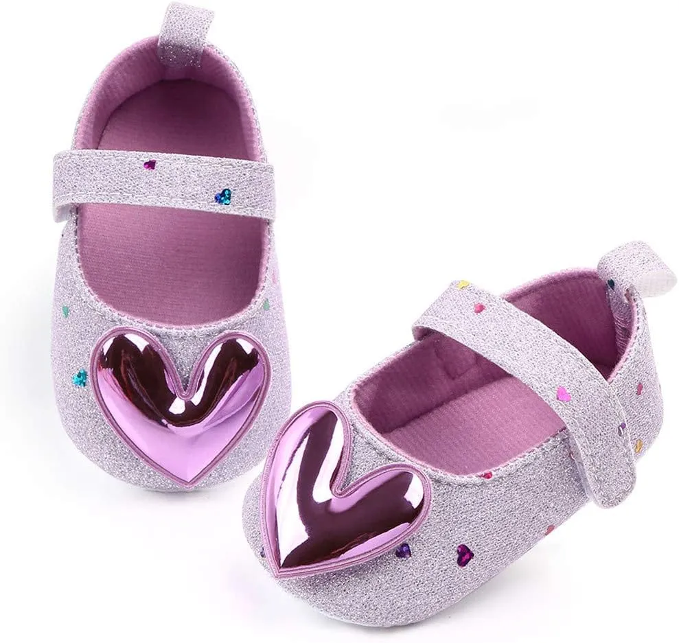 Baby Boy Shoes,Shoes Baby Heart Shaped Girls Shoes Infant Soft Soled Princess Indoor Walking Baby Shoes Sock Shoes
