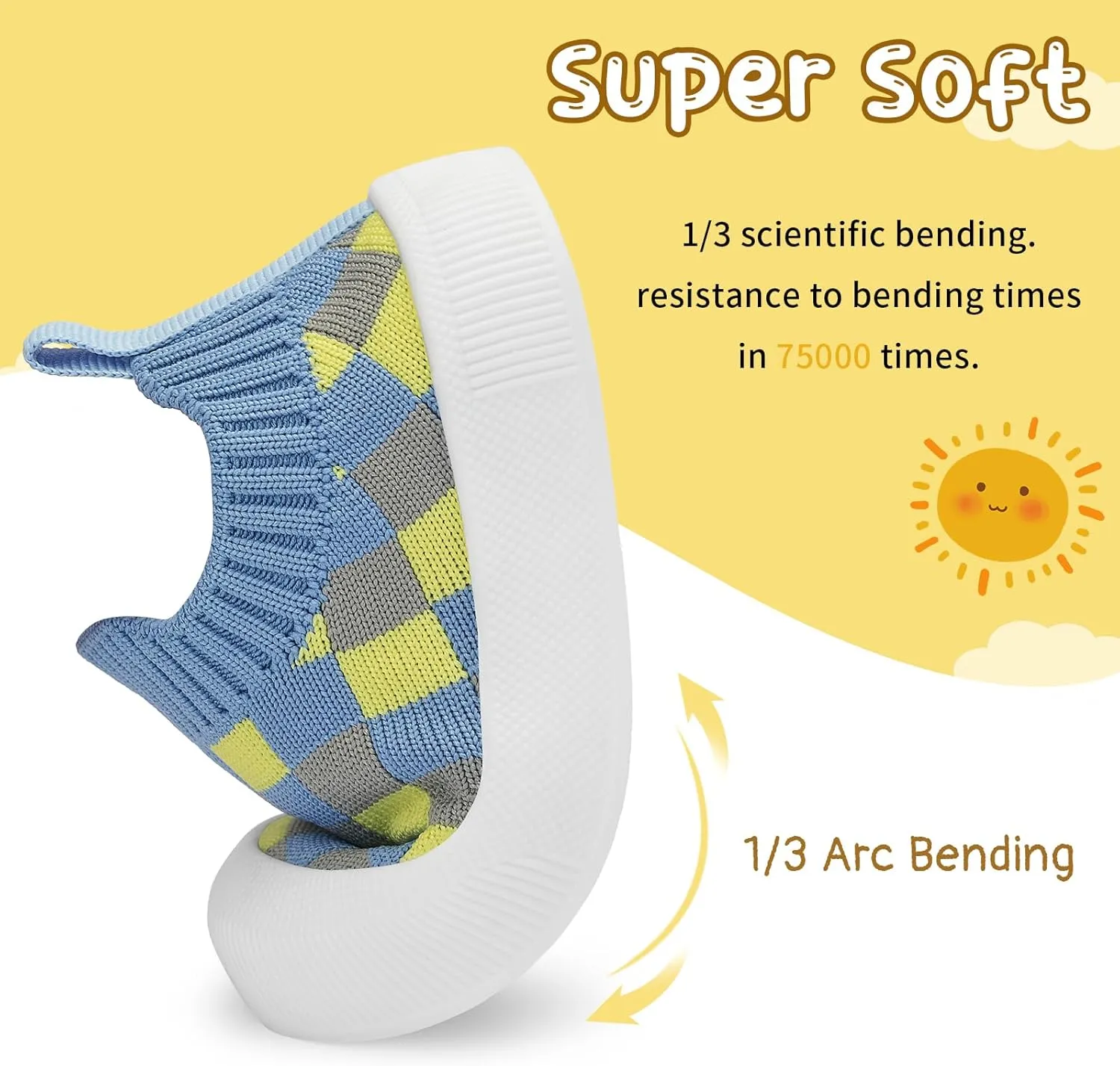 Baby Shoes Toddler Shoes Boys Girls Infant Sock Shoes Lightweight Breathable Walking Baby Shoes 6-36 Months