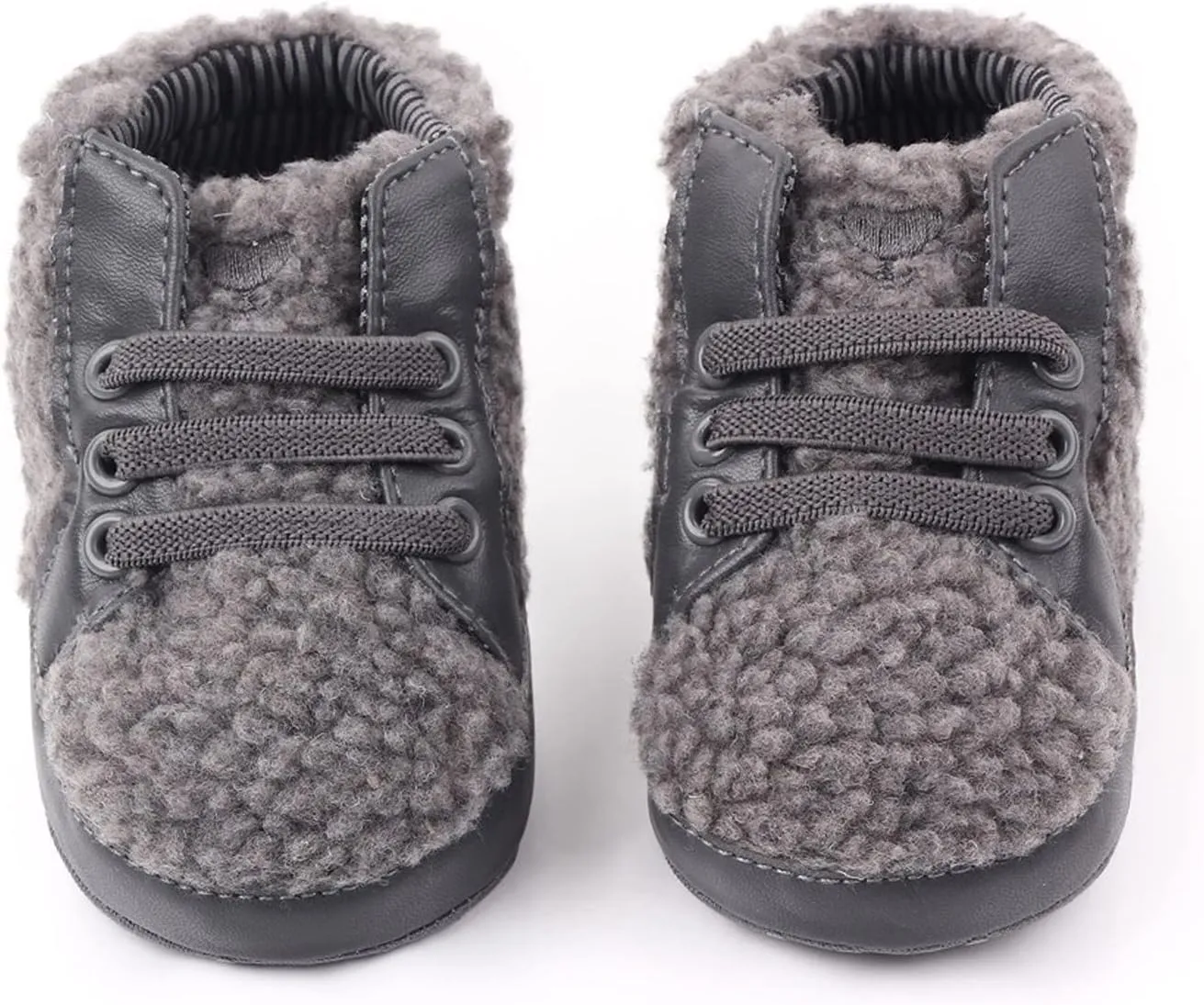 Baby Snow Boots Furry Warm Shoes Infant Boys Girls Non Slip Cold Weather Booties Soft Plush Casual Walking Shoes