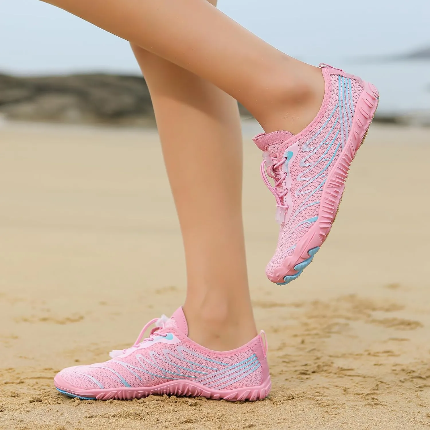 Barefoot Shoes Womens Mens Grounded Footwear Anti-Slip Quick Dry Barefoot Shoe Breathable Trail Running Wide Toe Hiking Shoes Zero Drop Shoe