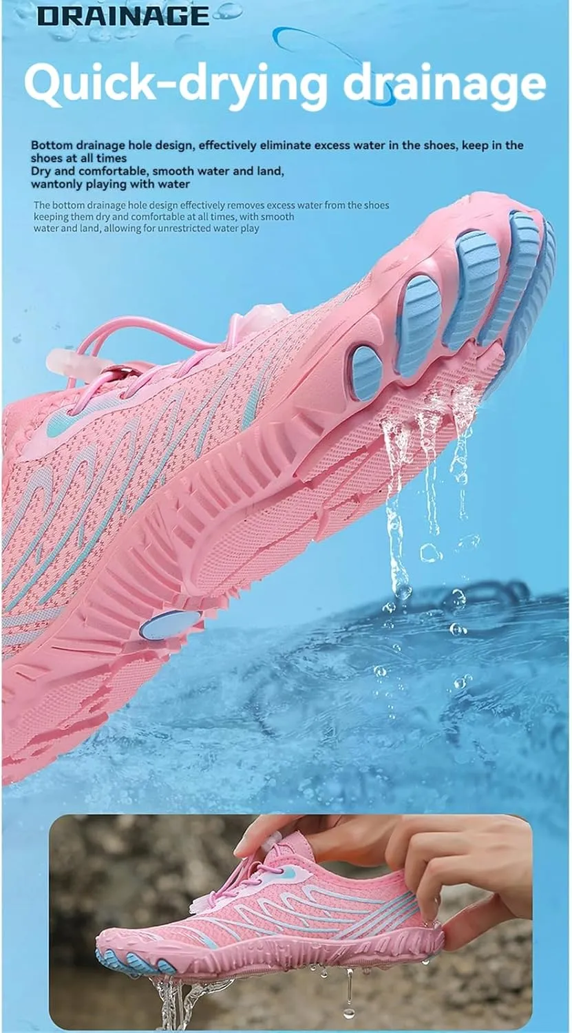 Barefoot Shoes Womens Mens Grounded Footwear Anti-Slip Quick Dry Barefoot Shoe Breathable Trail Running Wide Toe Hiking Shoes Zero Drop Shoe