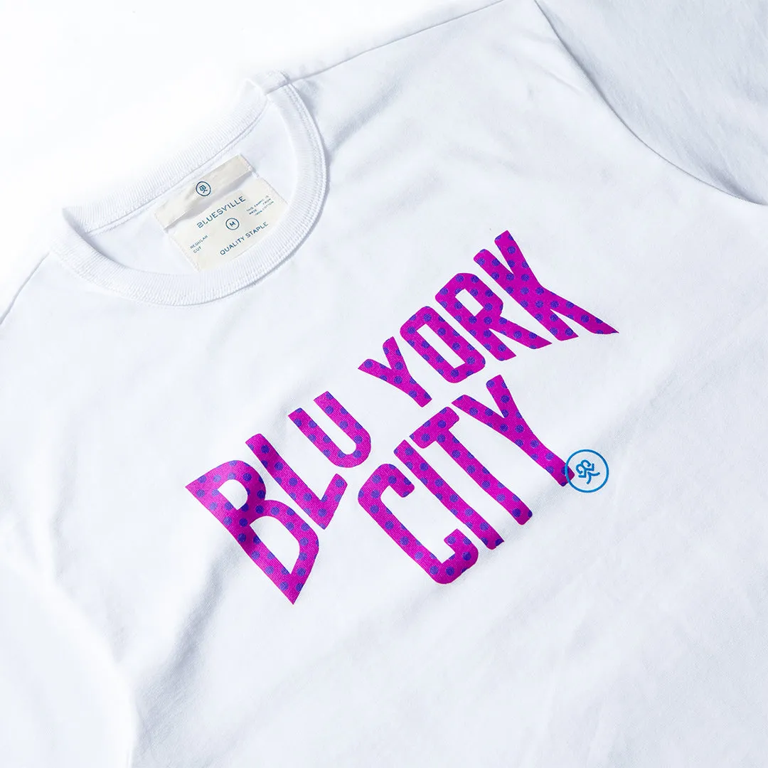 BLU YORK CITY CORE WHITE T-SHIRT
