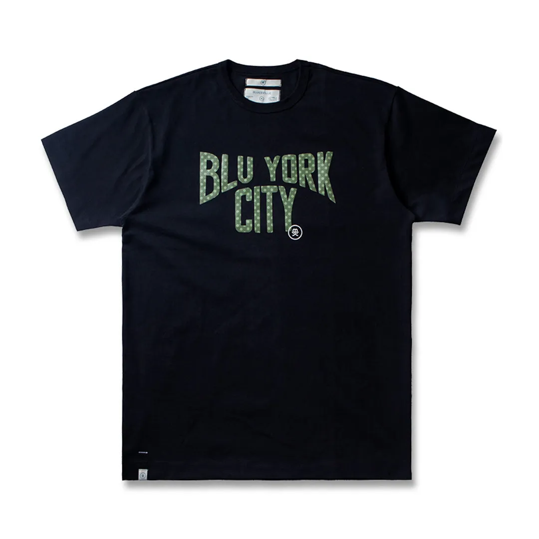 BLU YORK CITY JET BLACK T-SHIRT