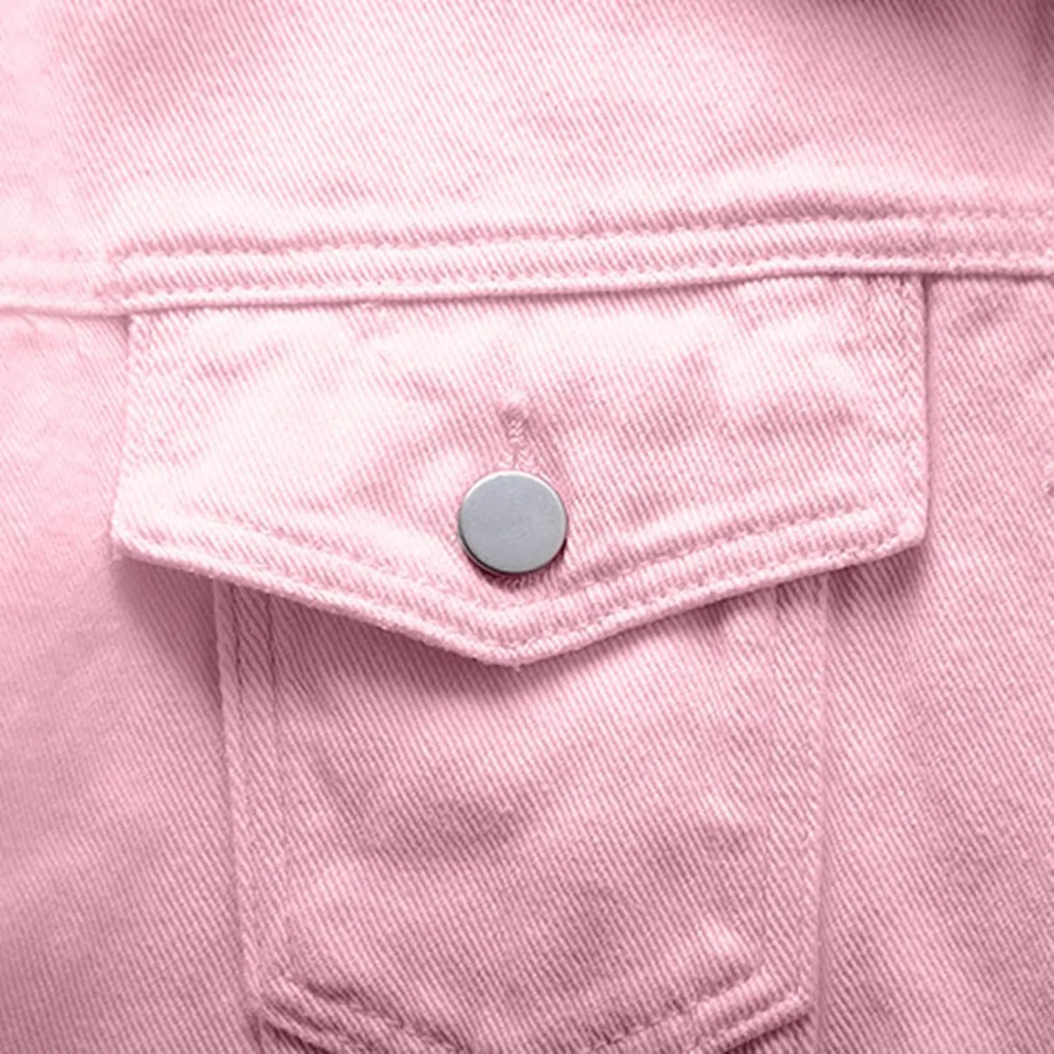 Bomber Jackets for Women Solid Button Down Jeans Denim Jackets Plus Size Trendy Casual Oversized Coat with Pockets