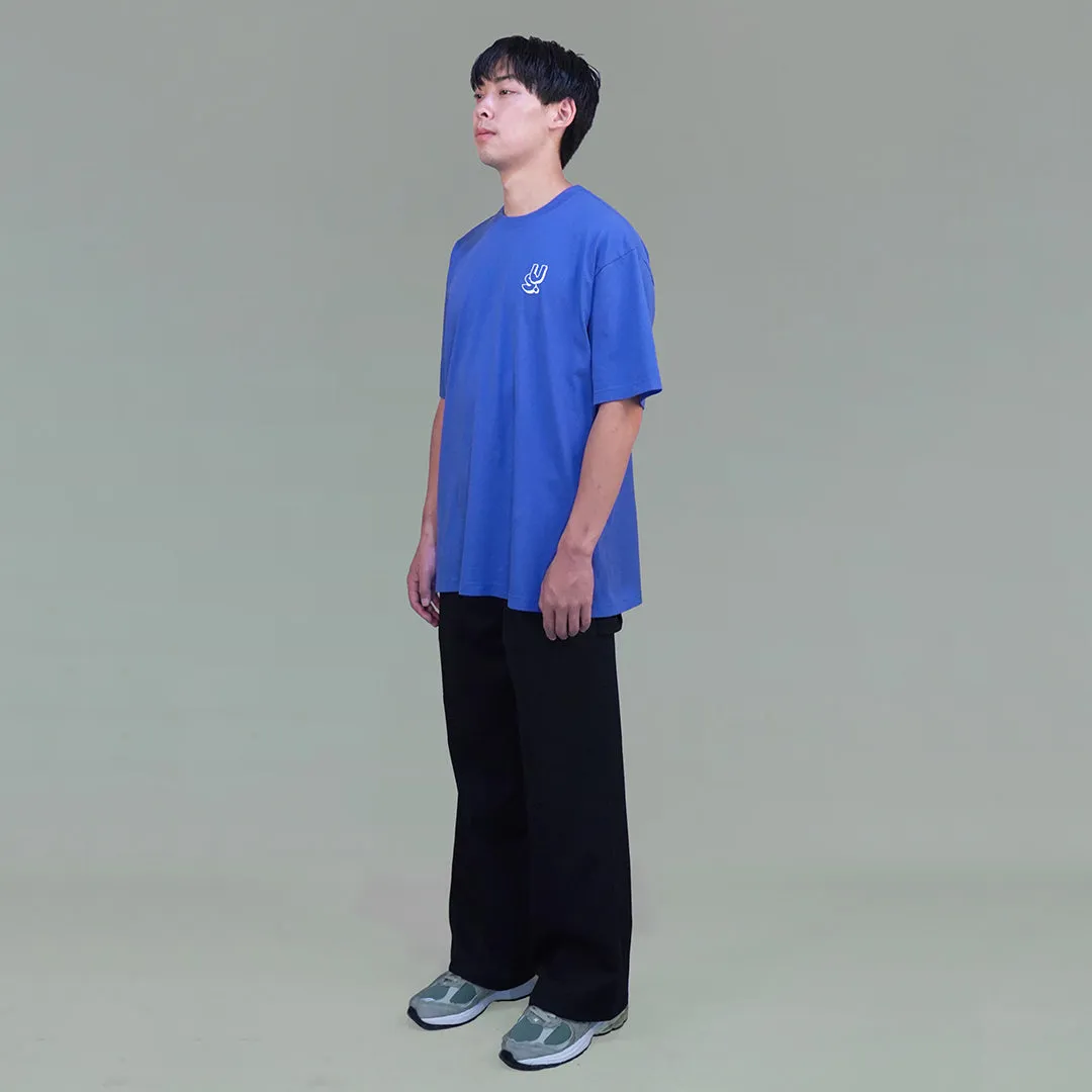 BUSINESS AS USUAL TEE BLUE