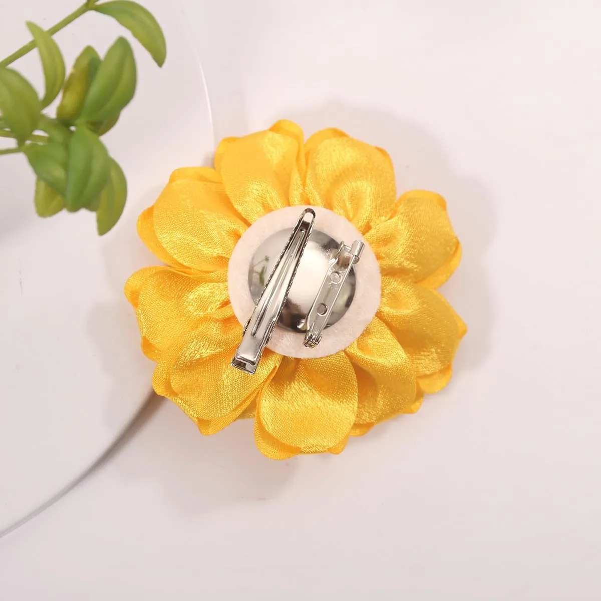 Camellia Flower Brooches and Pins for Women | Hat and Hair Pins | Flower Clips for Clothes