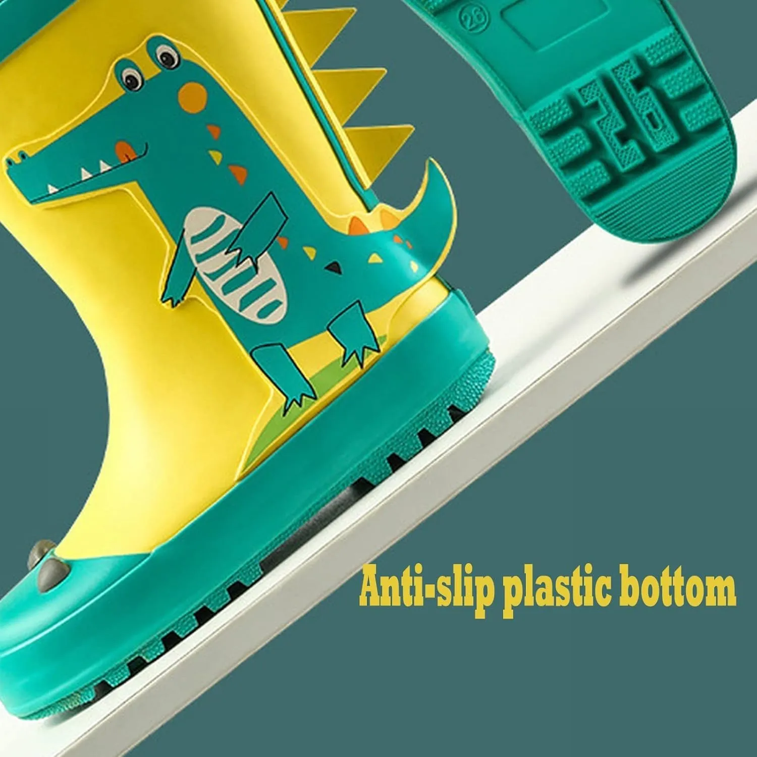 Children's Rain Shoes Boys and Girls Water Shoes Baby Rain Boots Water Boots in Large and Small School Shoes for Rain