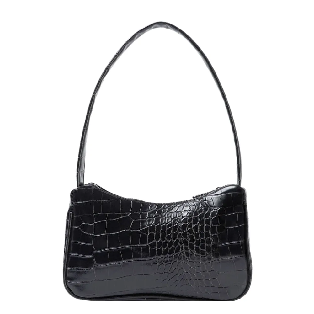 Coco Croc Bag (Black)