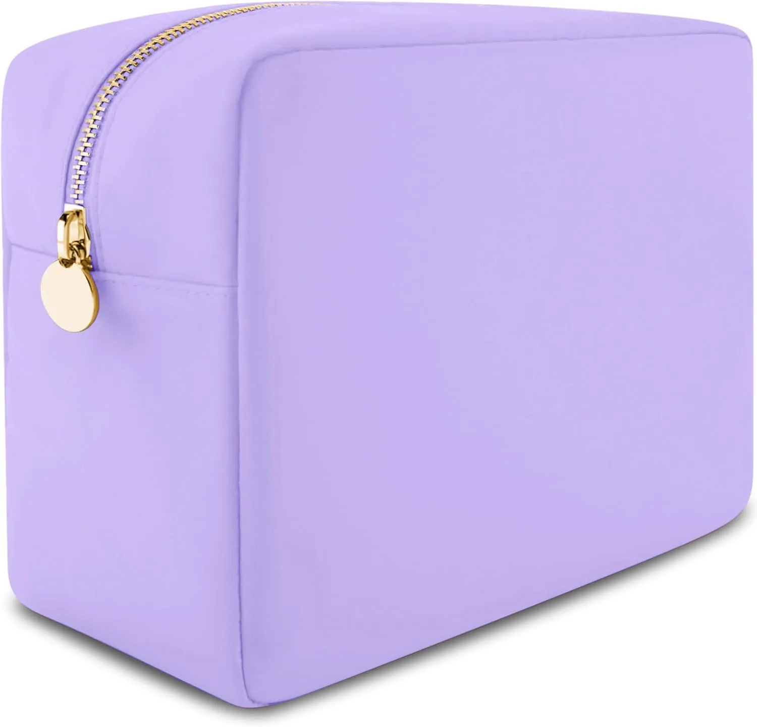 DANCOUR Nylon Makeup Bags for Women Large Preppy Travel Toiletry Pouch Cosmetic Bag Makeup Organizer