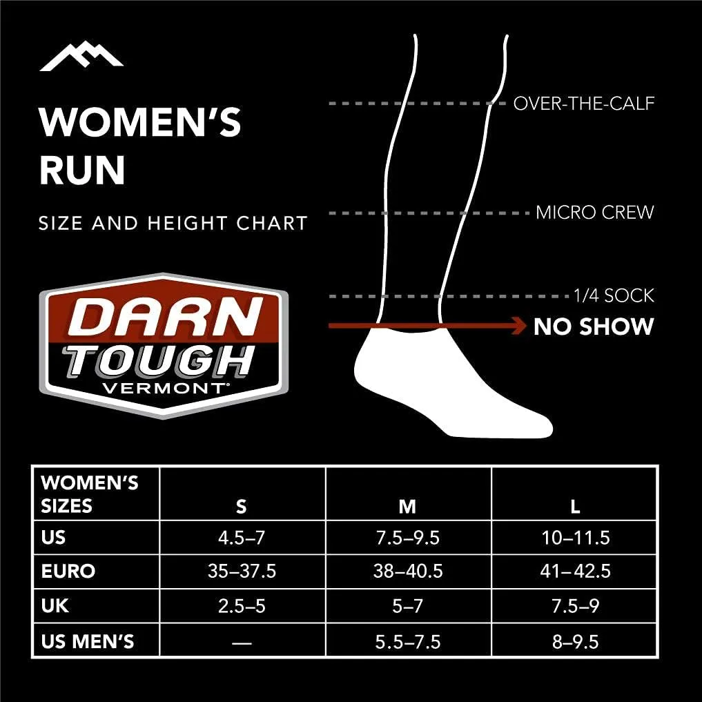 Darn Tough Women's No Show Tab Ultra-Lightweight Running Sock (Style 1052) -