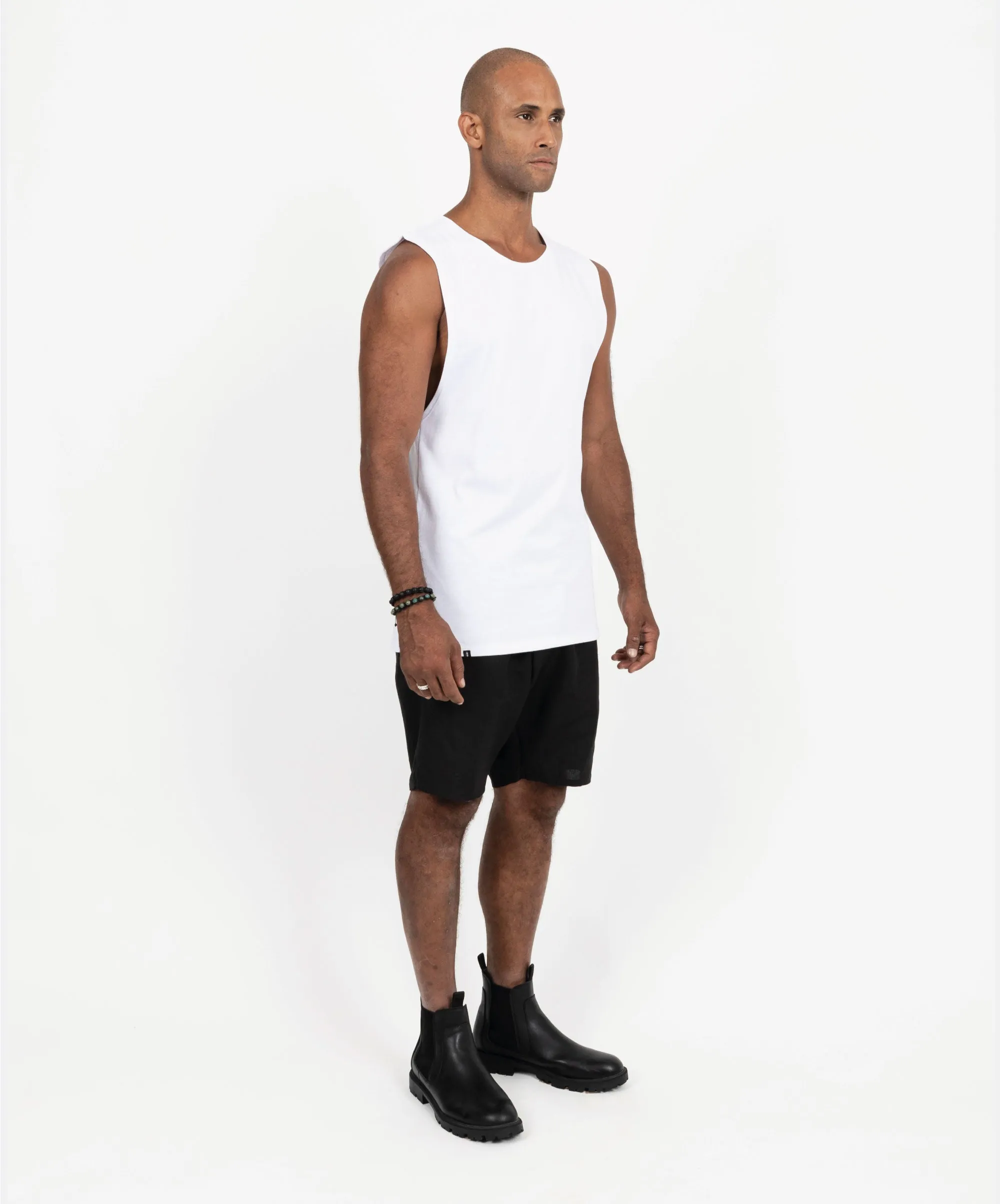 DYNAMO WHITE TANK TOP