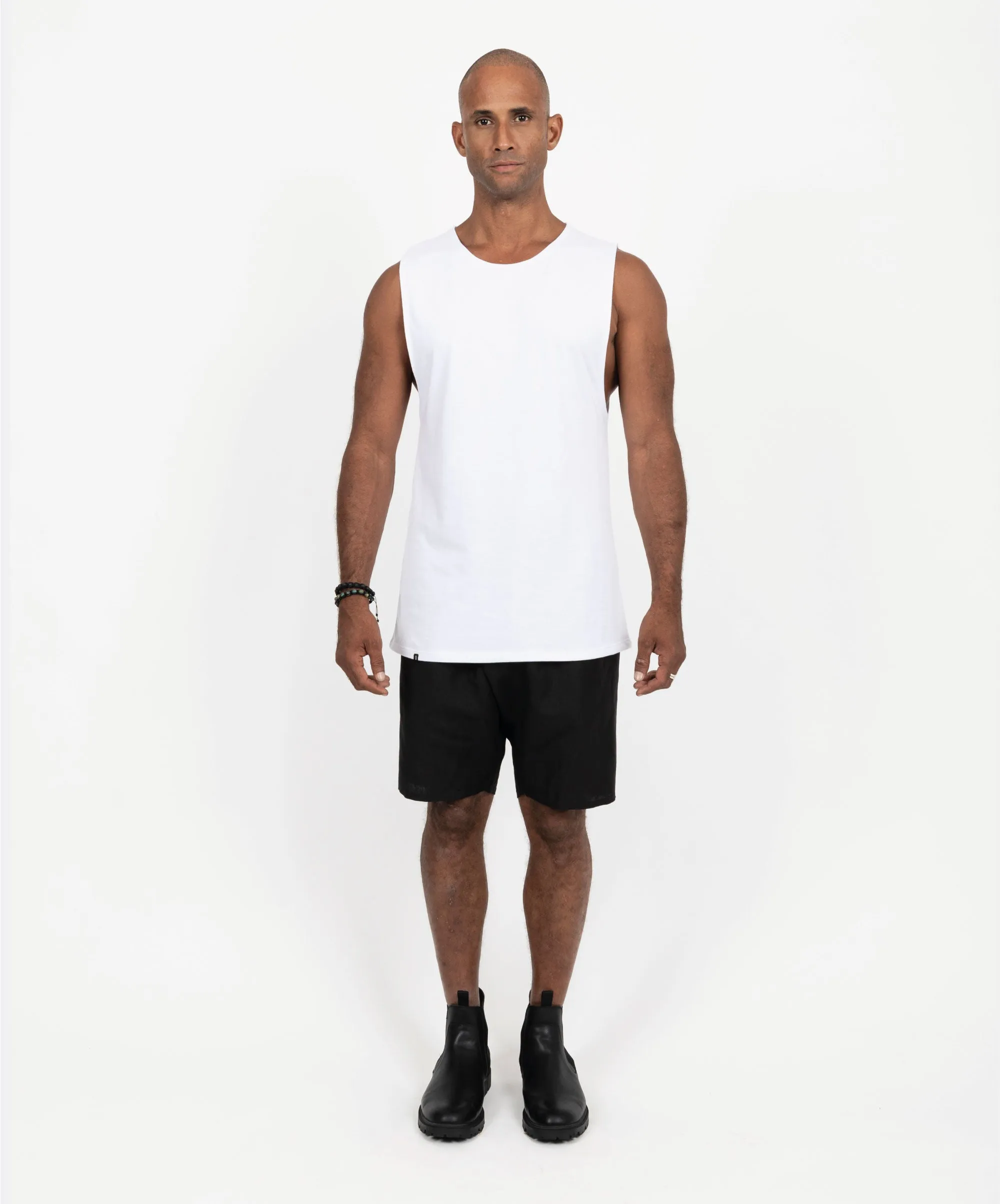 DYNAMO WHITE TANK TOP