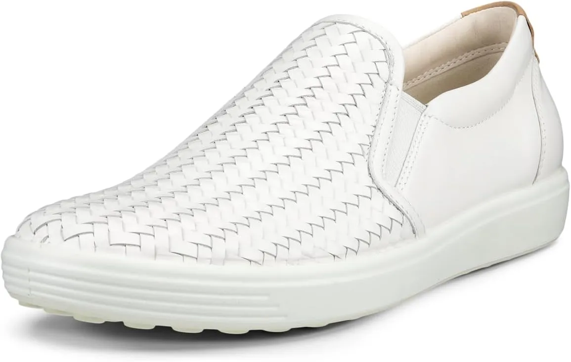 ECCO Womens Soft 7 Woven Slip On 2.0 Sneaker