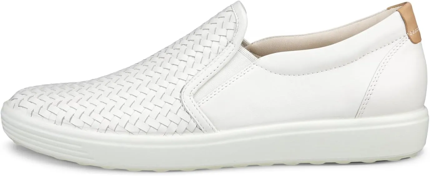 ECCO Womens Soft 7 Woven Slip On 2.0 Sneaker