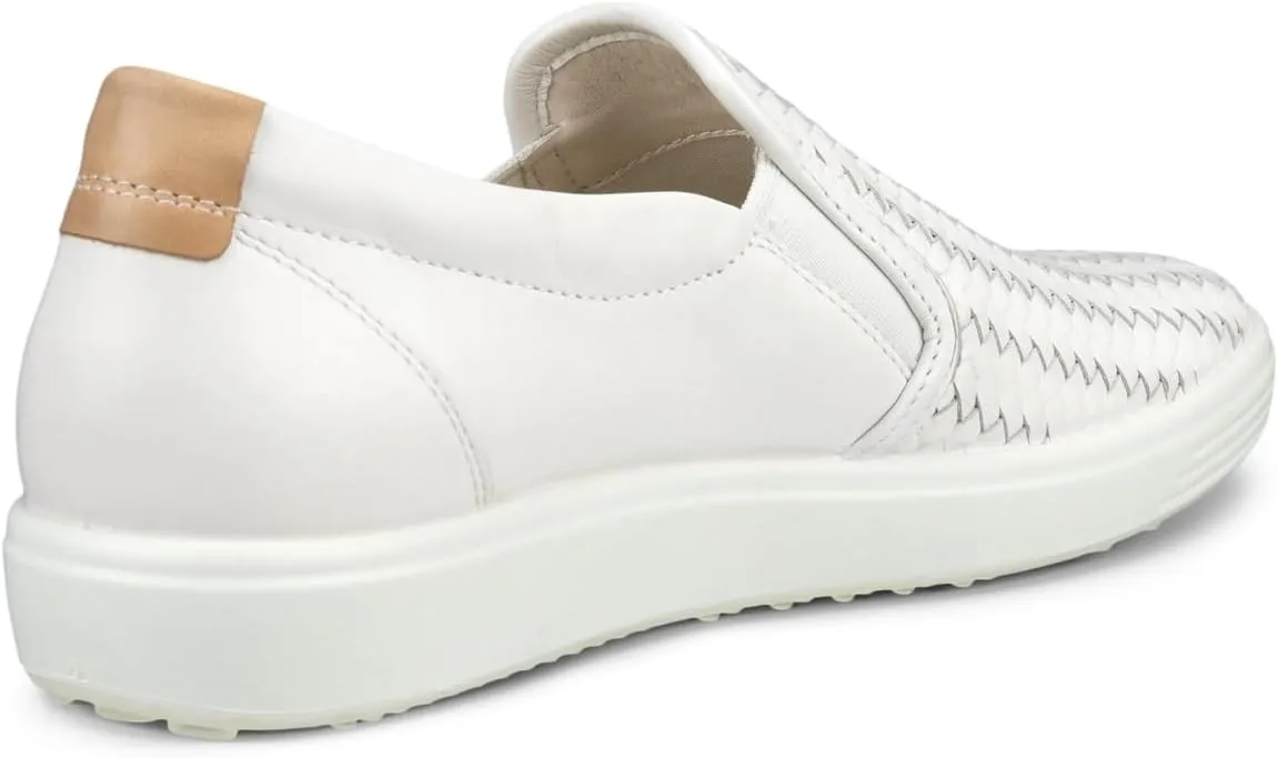 ECCO Womens Soft 7 Woven Slip On 2.0 Sneaker
