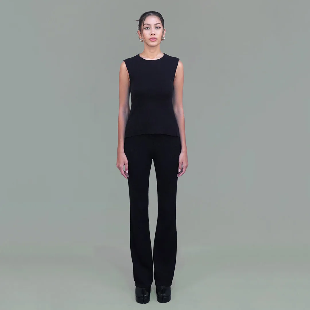 ENDLESS KNIT TOP BLACK