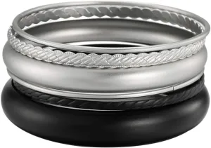 Ensoul Multiple Metal Bracelets & Bangles Set for Women Luxury 7Pcs/Set
