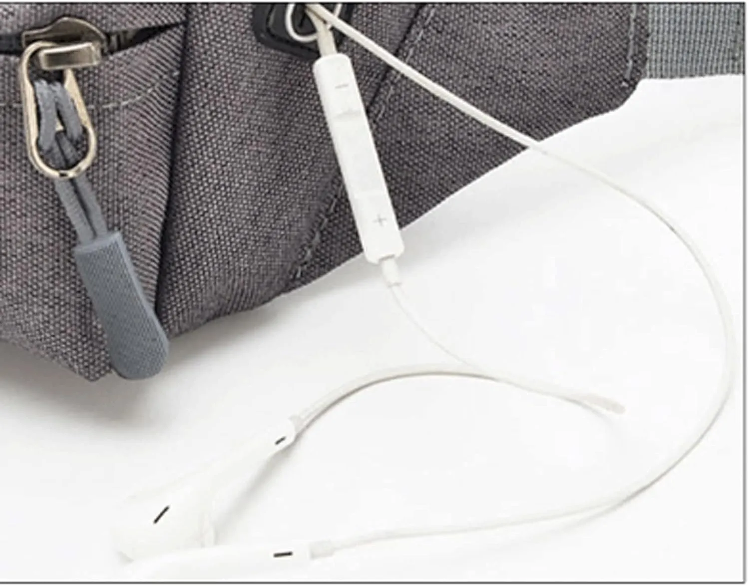 Fanny Pack Canvas Waist Bag Men's Mobile Phone Bag Sports Waist Bags Chest Bags (Dark Blue)