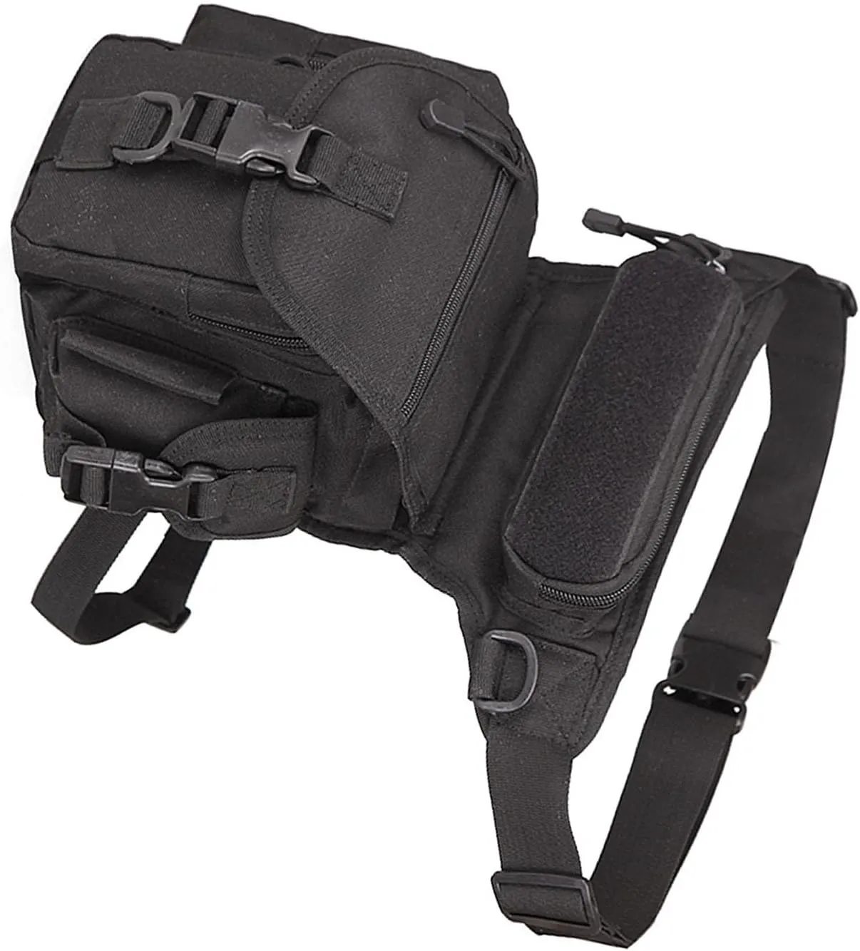 Fanny Pack With Water Bottle Holder, Hiking Gear Fishing Waist Bag Pouch Bag Hiking Fanny Pack for Running Walking Hiking Hydration Belt (Type One)