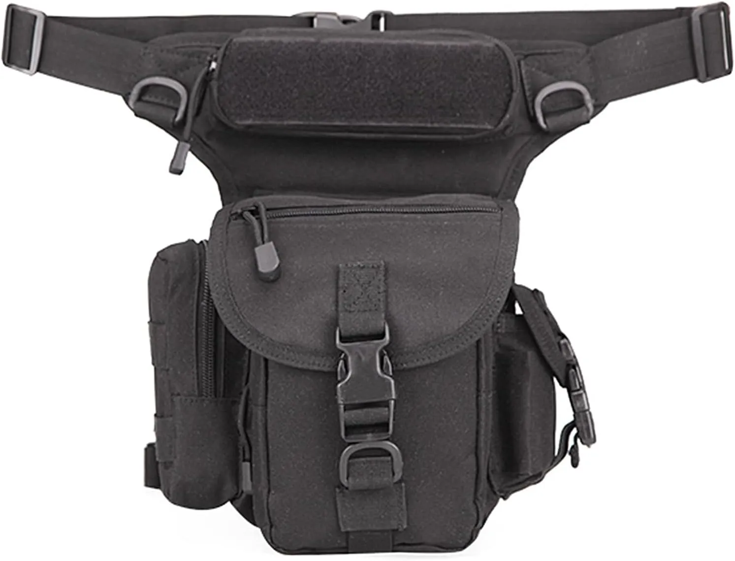 Fanny Pack With Water Bottle Holder, Hiking Gear Fishing Waist Bag Pouch Bag Hiking Fanny Pack for Running Walking Hiking Hydration Belt (Type One)