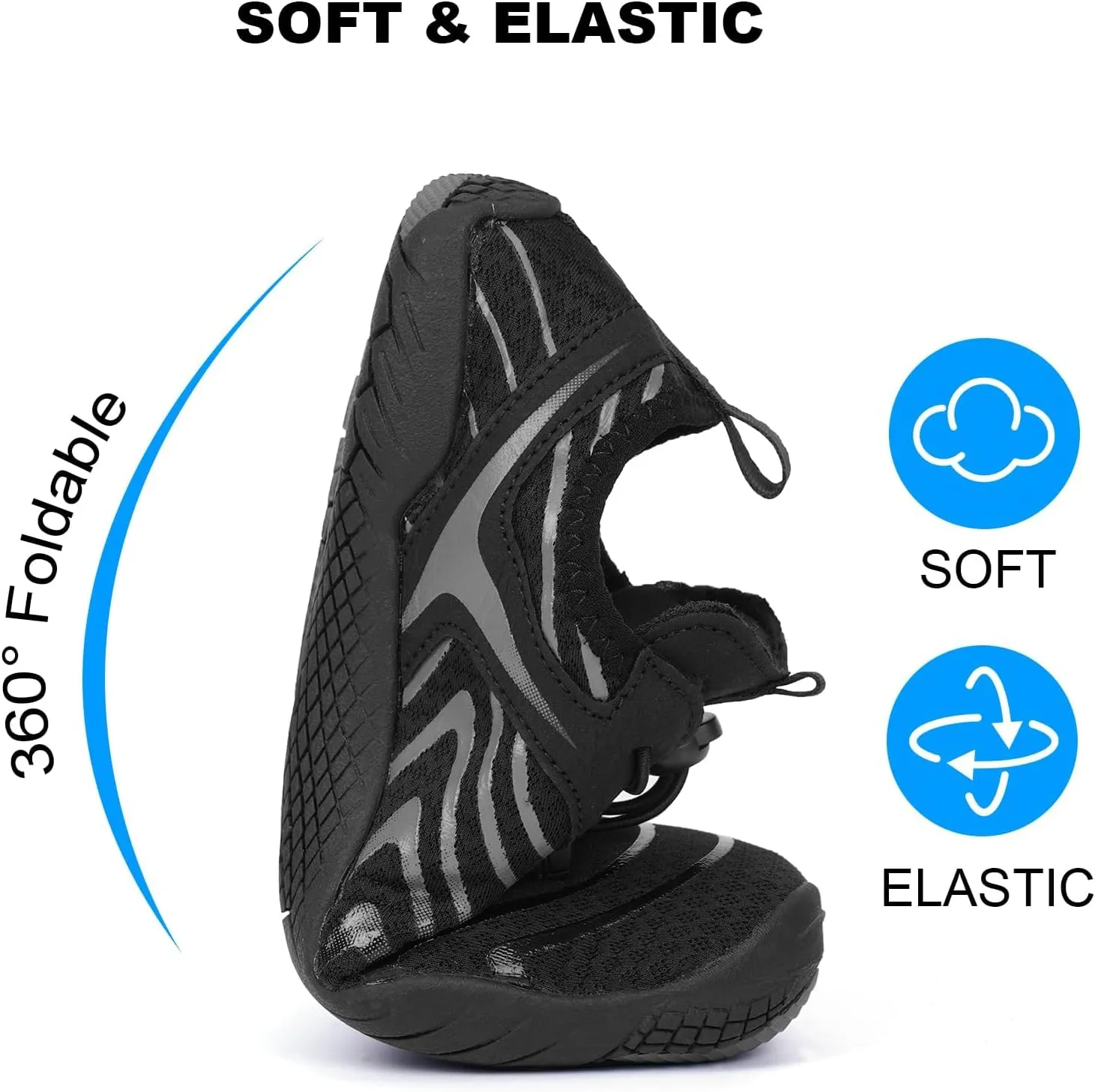 Footwear Pro Hike Barefoot Shoes for Women Men with Wide Toe Box, Healthy & Non-Slip Breathable Barefoot Shoes Beach Pool Swim Surf Walking Hiking Trail Running Shoes