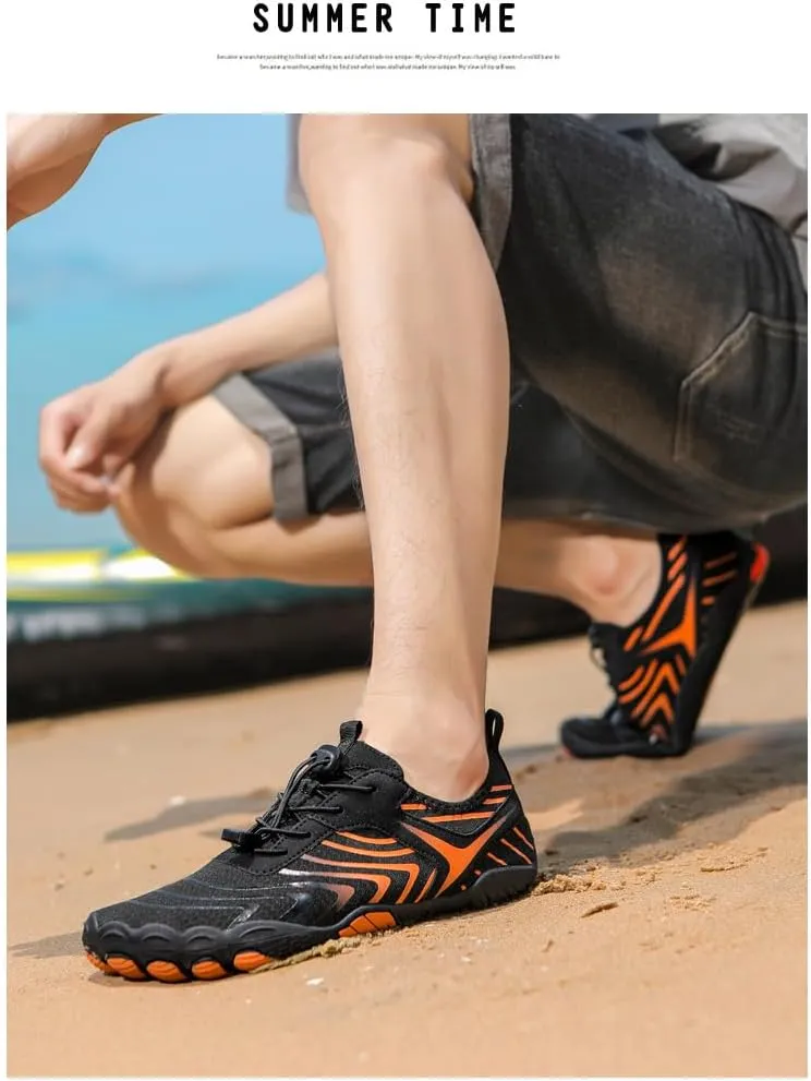 Footwear Pro Hike Barefoot Shoes for Women Men with Wide Toe Box, Healthy & Non-Slip Breathable Barefoot Shoes Beach Pool Swim Surf Walking Hiking Trail Running Shoes