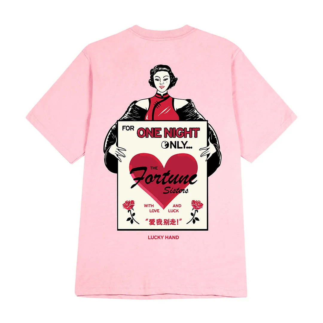 FORTUNE SISTERS SS TEE PINK