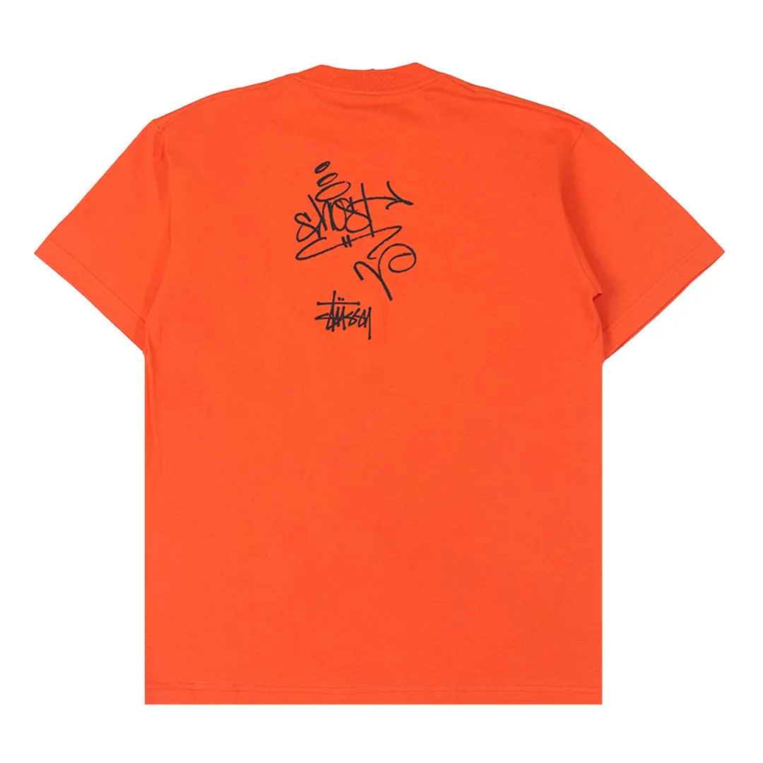 GEAR GHOST SCRIPT T-SHIRT ORANGE