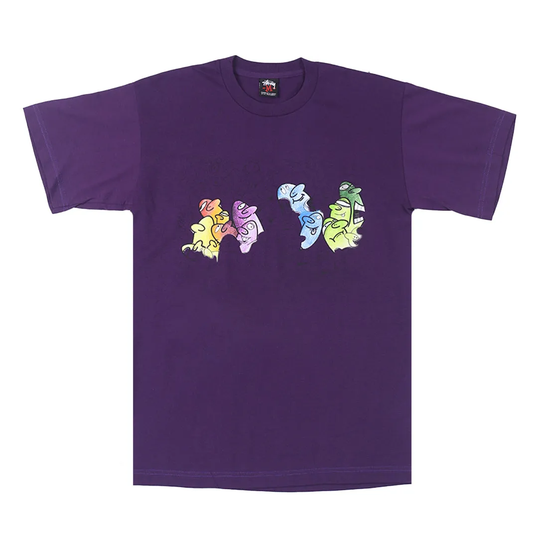 GEAR GHOST SCRIPT T-SHIRT PURPLE