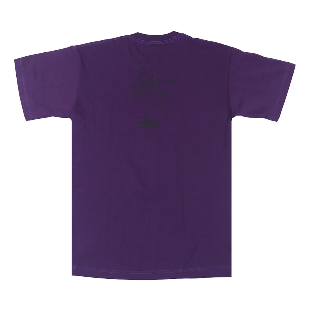 GEAR GHOST SCRIPT T-SHIRT PURPLE