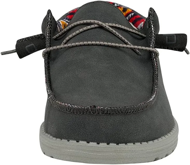 Hey Dude Men's Wally Recycled Leather | Mens Shoes | Men's Lace Up Loafers | Comfortable & Light-Weight