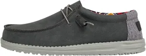 Hey Dude Men's Wally Recycled Leather | Mens Shoes | Men's Lace Up Loafers | Comfortable & Light-Weight