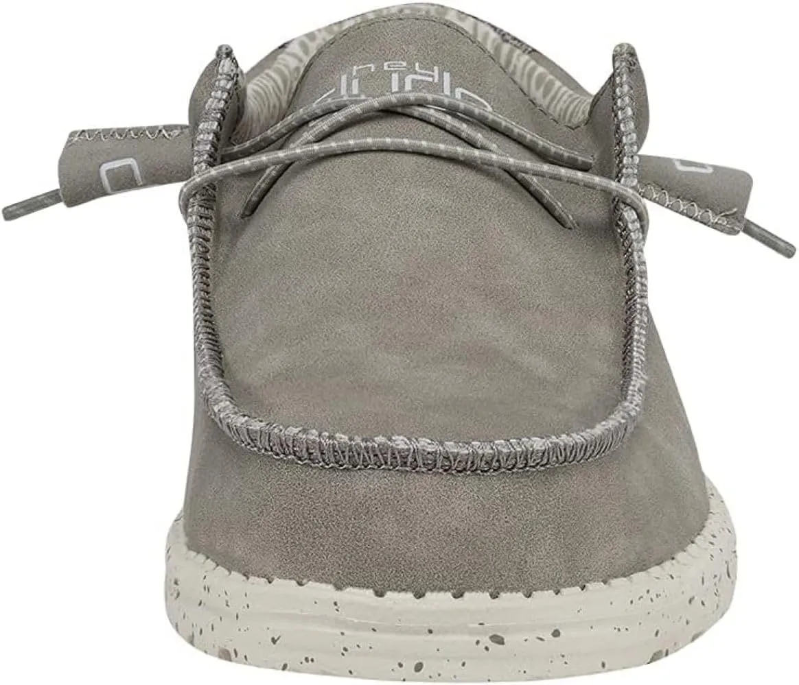 Hey Dude Men's Wally Recycled Leather | Mens Shoes | Men's Lace Up Loafers | Comfortable & Light-Weight