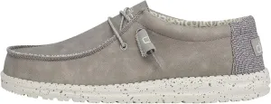 Hey Dude Men's Wally Recycled Leather | Mens Shoes | Men's Lace Up Loafers | Comfortable & Light-Weight
