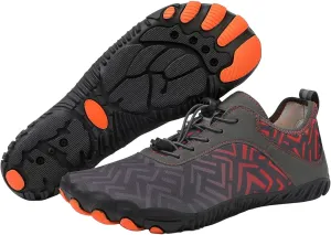 Hike Barefoot Shoes for Men Pro Footwear Barefoot Shoes Mens Comfortable Wide Toe Box Waterproof Trail Running Shoes Healthy & Non-Slip Barefoot Shoes