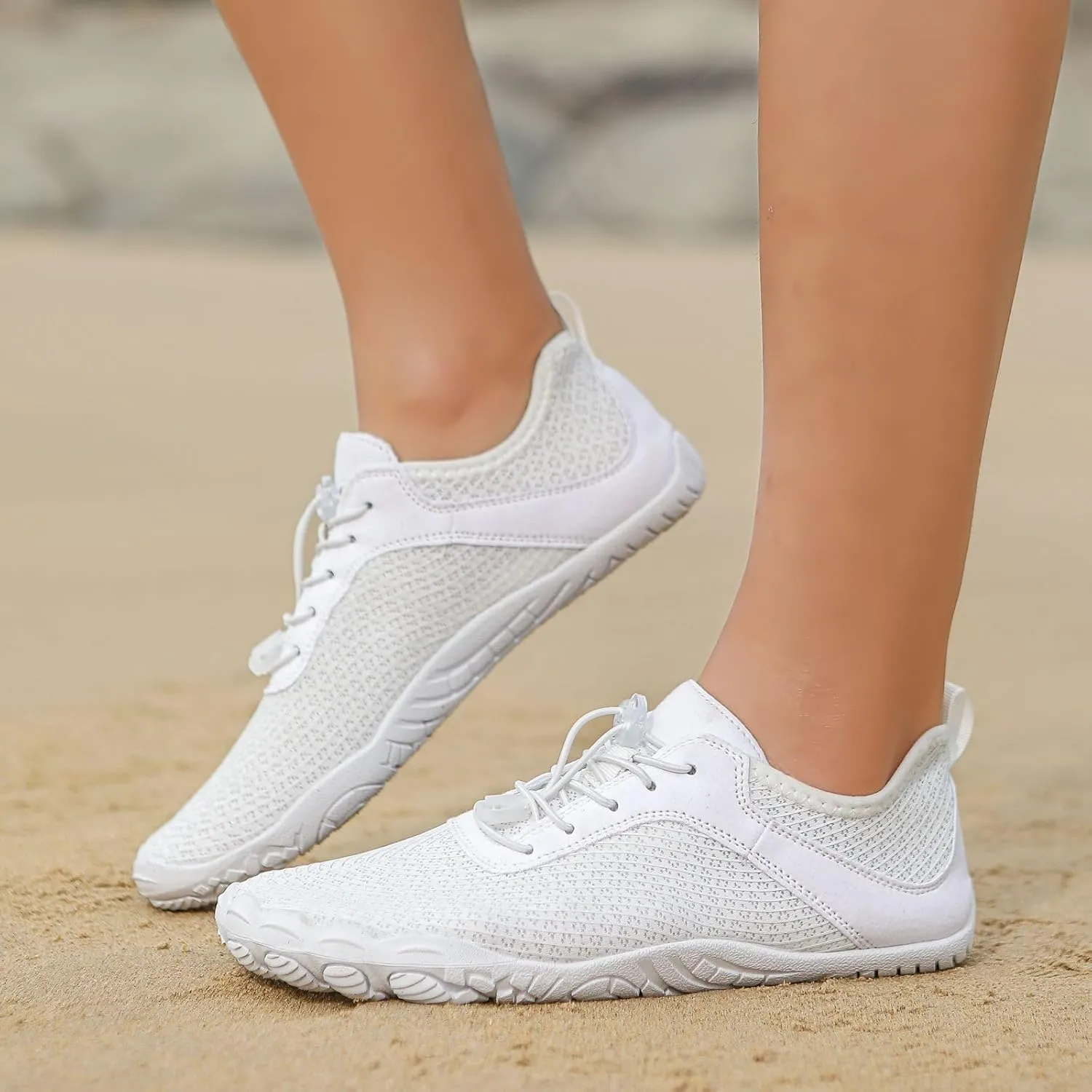 Hike Barefoot Shoes for Women Men Healthy & Non-Slip Barefoot Shoes with Wide Toe Box Lightweight Waterproof Athletic Sneakers Footwear Unisex