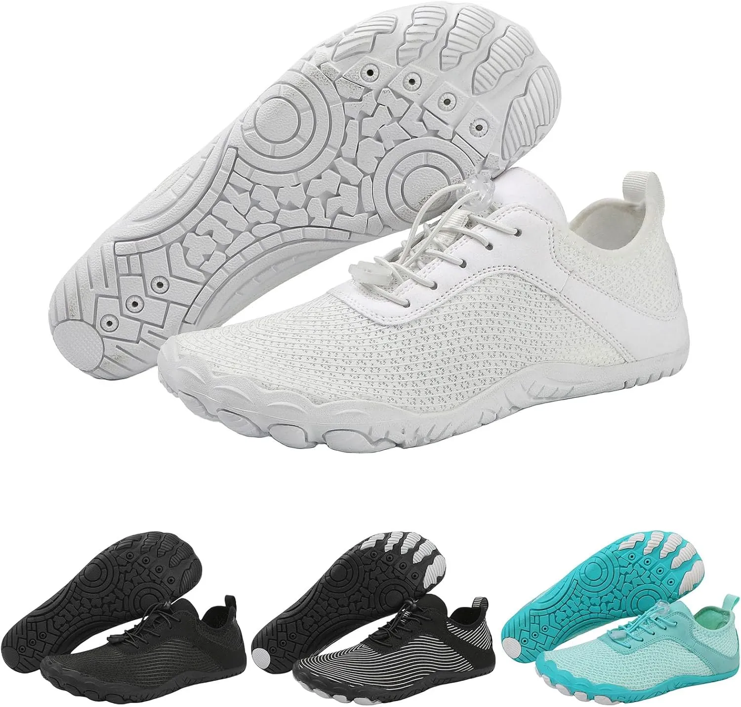 Hike Barefoot Shoes Women Mens Water Shoes Hiking Healthy Barefoot Shoe Women Men Wide Toe Box Non-Slip Barefoot Shoe Outdoor Waterproof Sneakers