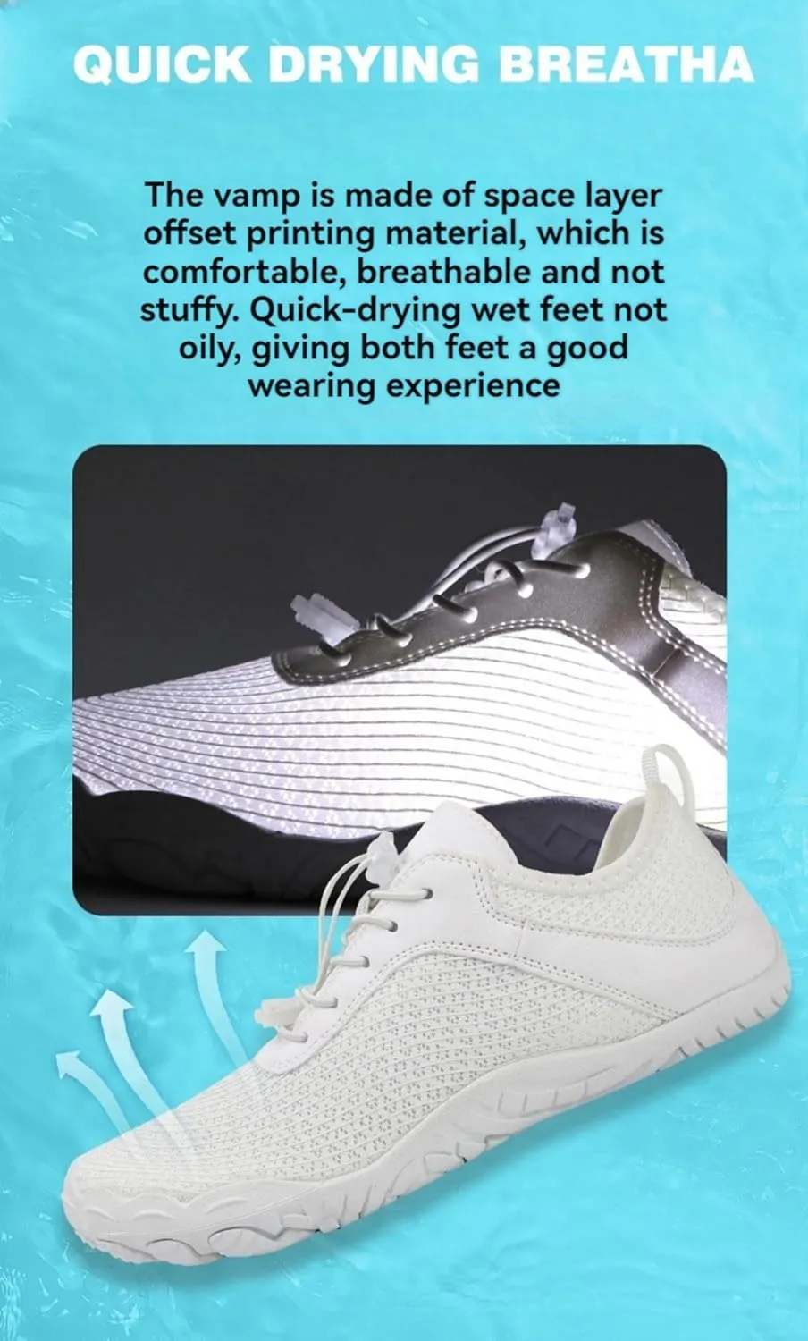 Hike Barefoot Shoes Women Mens Water Shoes Hiking Healthy Barefoot Shoe Women Men Wide Toe Box Non-Slip Barefoot Shoe Outdoor Waterproof Sneakers