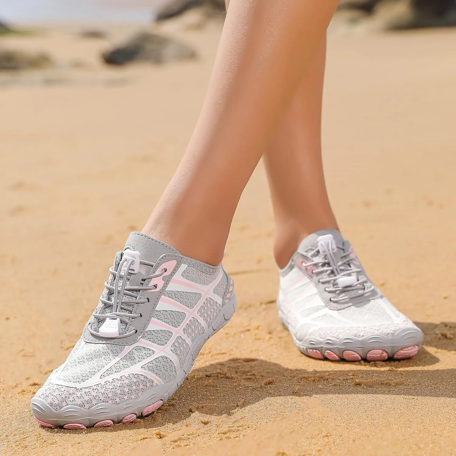 Hike Barefoot Shoes Womens Men Unisex Water Footwear Hiking Walking Running Sports Mens Minimalist Breathable Non-Slip Wide Toe Quick Dry Hiking Walking Athletic Breathable Anti-Slip Shoe