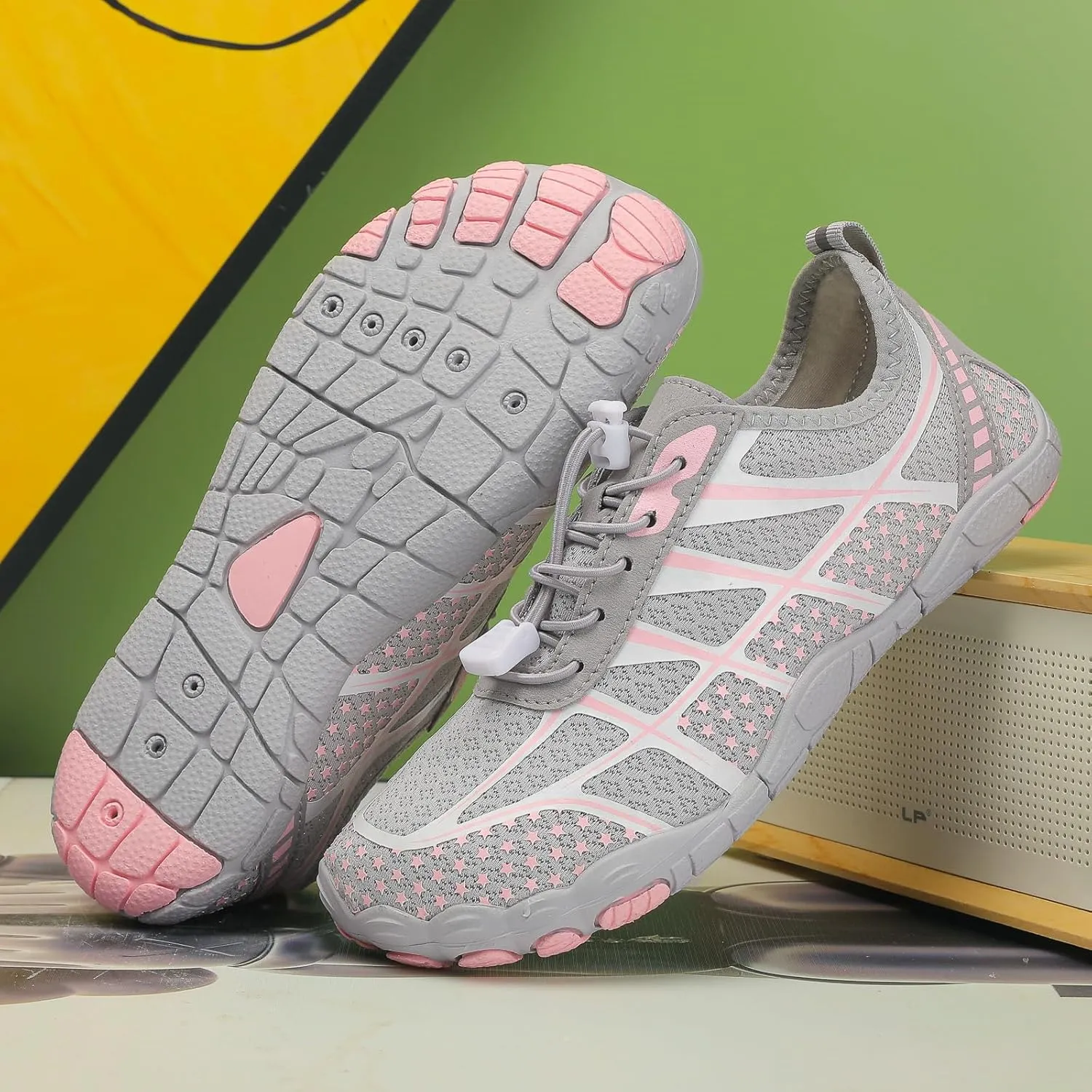 Hike Barefoot Shoes Womens Men Unisex Water Footwear Hiking Walking Running Sports Mens Minimalist Breathable Non-Slip Wide Toe Quick Dry Hiking Walking Athletic Breathable Anti-Slip Shoe