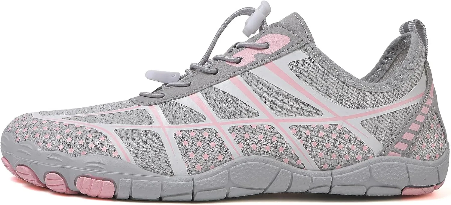 Hike Barefoot Shoes Womens Men Unisex Water Footwear Hiking Walking Running Sports Mens Minimalist Breathable Non-Slip Wide Toe Quick Dry Hiking Walking Athletic Breathable Anti-Slip Shoe
