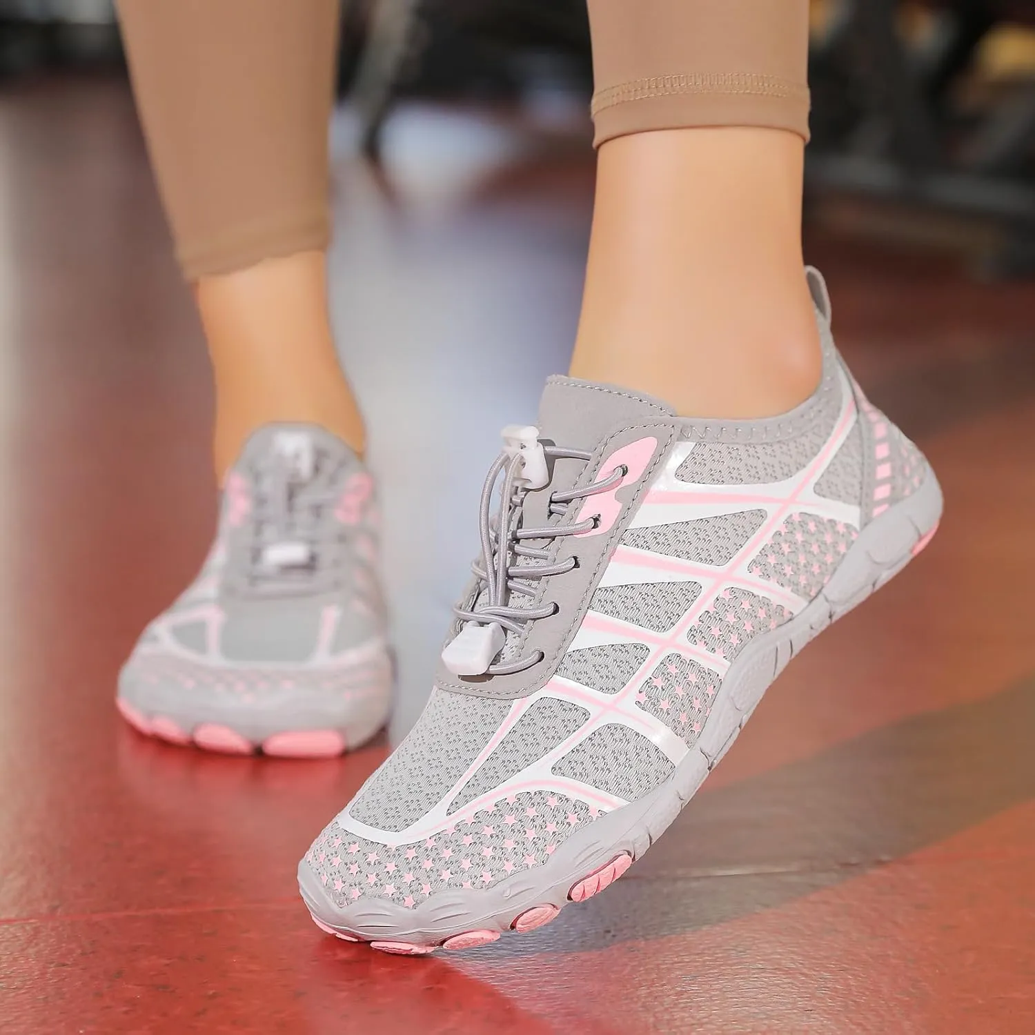 Hike Barefoot Shoes Womens Men Unisex Water Footwear Hiking Walking Running Sports Mens Minimalist Breathable Non-Slip Wide Toe Quick Dry Hiking Walking Athletic Breathable Anti-Slip Shoe