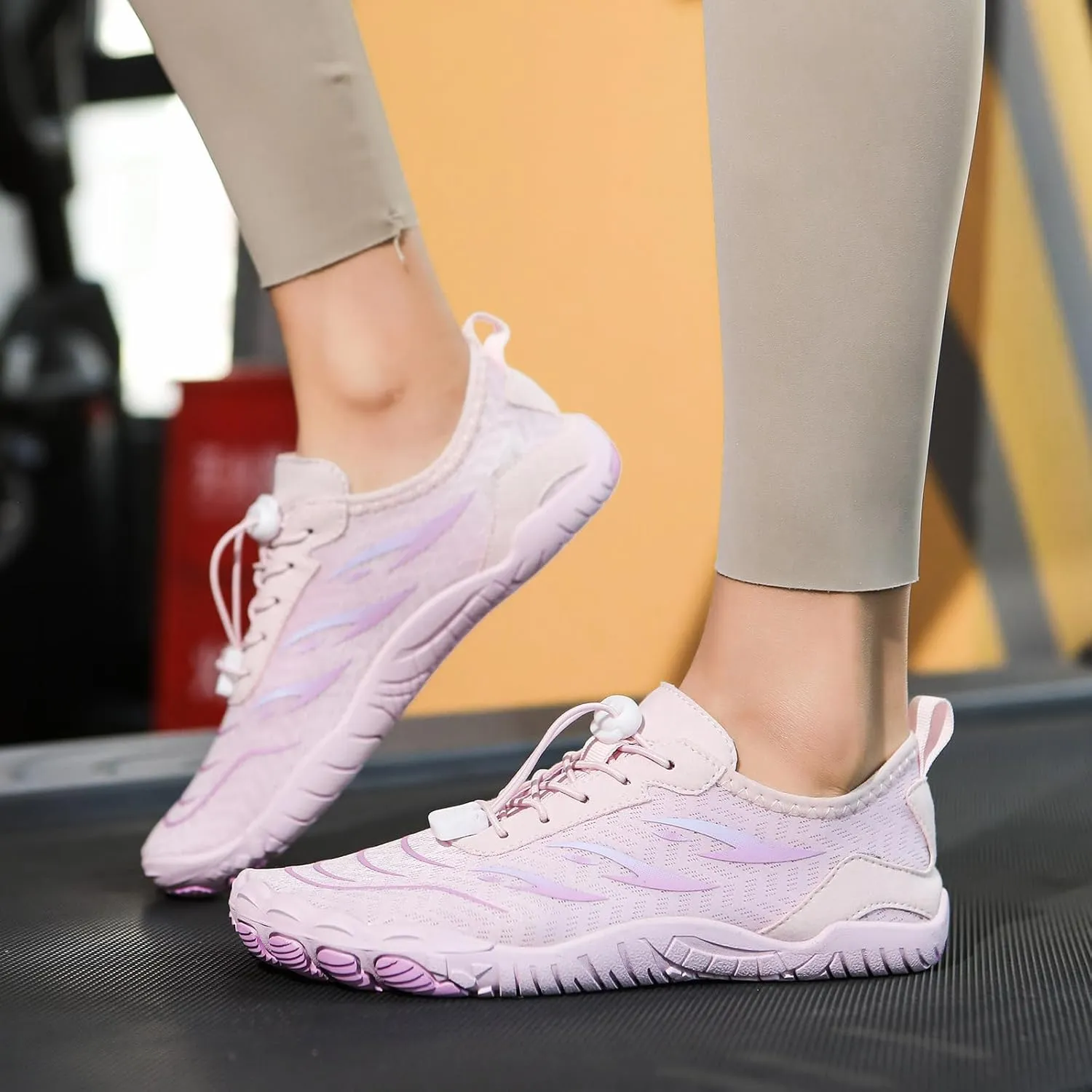 Hike Barefoot Water Shoes for Women Men Footwear Quick Dry Wide Toe Box Pro Beach Swim Athletic Sports Shoes Non-Slip Aqua Shoe Pool Hiking Walking Diving Surfing Breathable Hiking Footwear