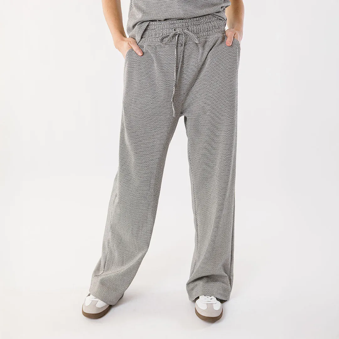 Honeycomb Trouser, Black
