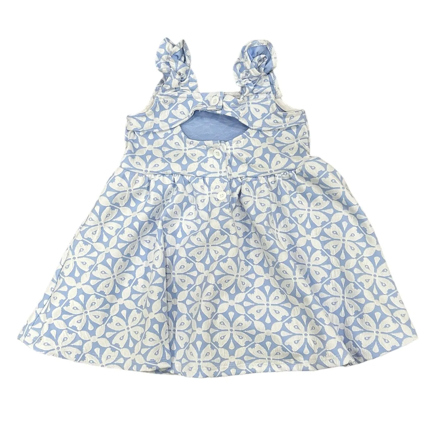 Jacquard Tank Dress - Spanish Indigo