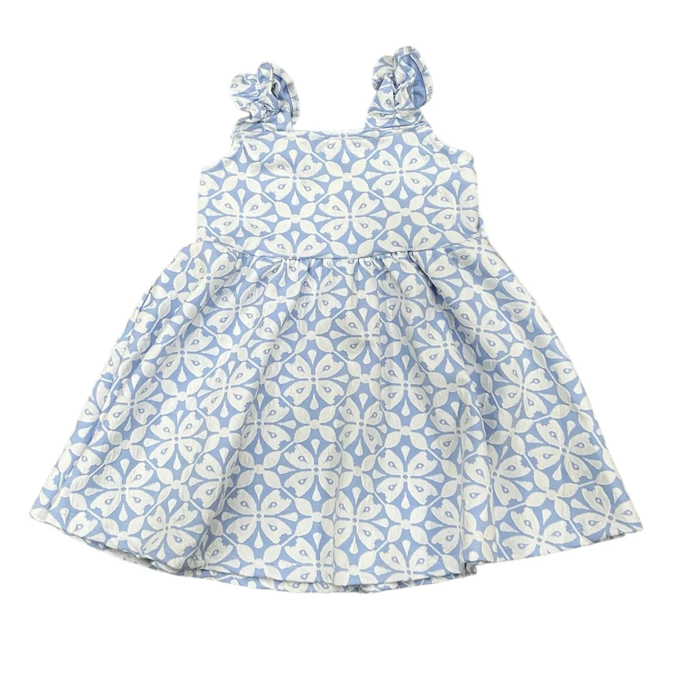 Jacquard Tank Dress - Spanish Indigo